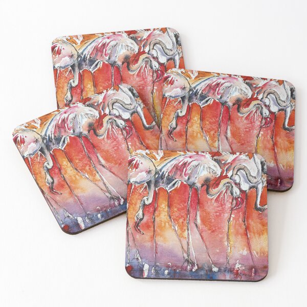 Item preview, Funky Flamingos designed and sold by TamrynPohlArt.