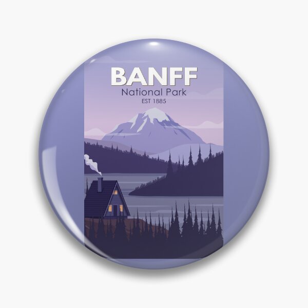 Item preview, Banff National Park Canada Vintage designed and sold by KrisSidDesigns.