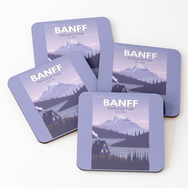 Item preview, Banff National Park Canada Vintage designed and sold by KrisSidDesigns.