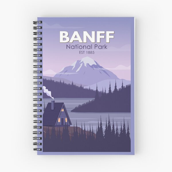 Item preview, Banff National Park Canada Vintage designed and sold by KrisSidDesigns.