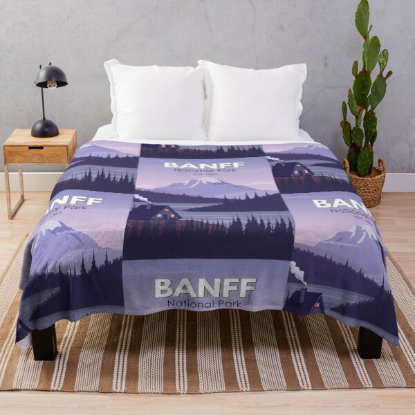 Item preview, Banff National Park Canada Vintage designed and sold by KrisSidDesigns.