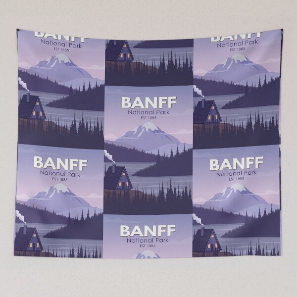 Item preview, Banff National Park Canada Vintage designed and sold by KrisSidDesigns.