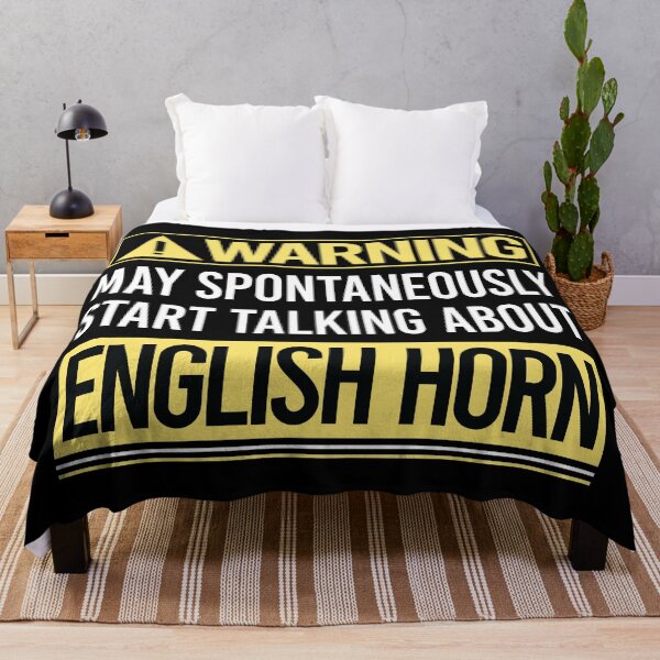 Item preview, Warning About English Horn Cor Anglais designed and sold by WrightTrouble.