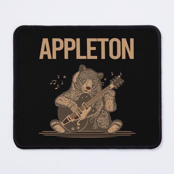 Item preview, Bear With Guitar Appleton designed and sold by BloodMoneyTwit.