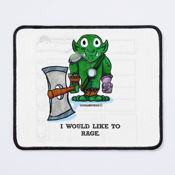 Item preview, Dungeons and Dragons Barbarian Rage Design designed and sold by OddTalesStudios.