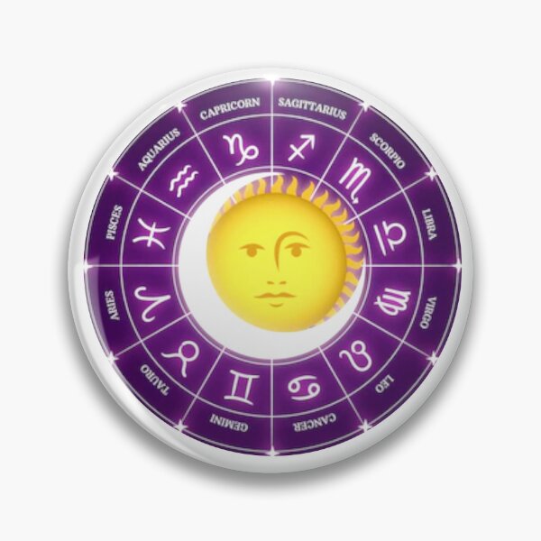 Item preview,  Horoscope zodiac wheel with sun and moon design. designed and sold by BEAUTY ⭐⭐⭐⭐⭐.