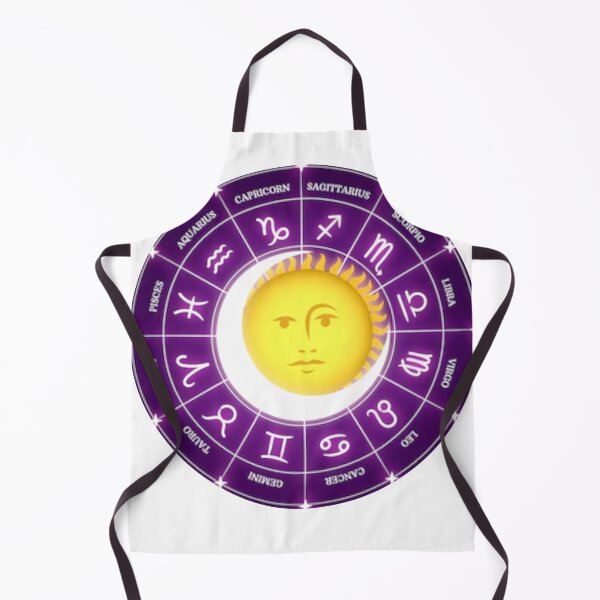 Item preview, Horoscope zodiac wheel with sun and moon design. designed and sold by BEAUTY ⭐⭐⭐⭐⭐.