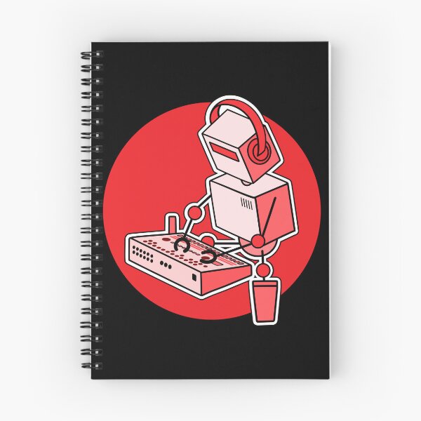 Item preview, Robot Musician Playing Drum Machine (Small Print Size) designed and sold by AtomicMalibu.