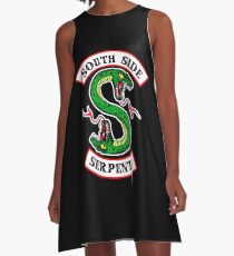 serpents A-Line Dress