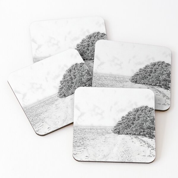 Item preview, Illustrated beach seaside landscape designed and sold by Mungooss.