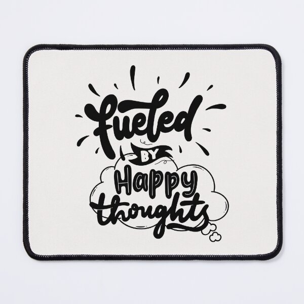 Item preview, Fueled By Happy Thoughts In Tshirt & Stickers  designed and sold by Yassin  KM.