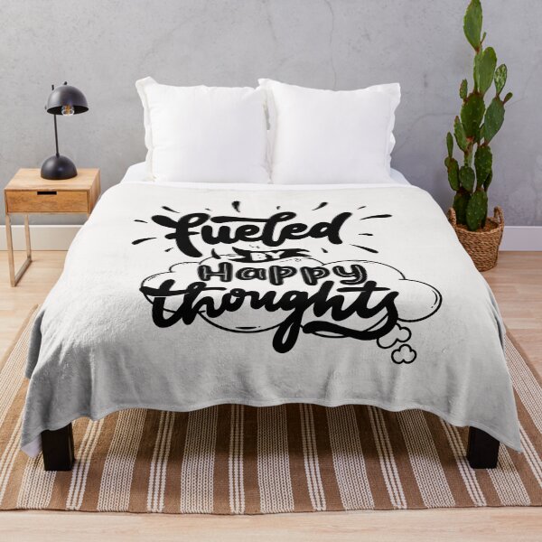 Item preview, Fueled By Happy Thoughts In Tshirt & Stickers designed and sold by Yassin KM.
