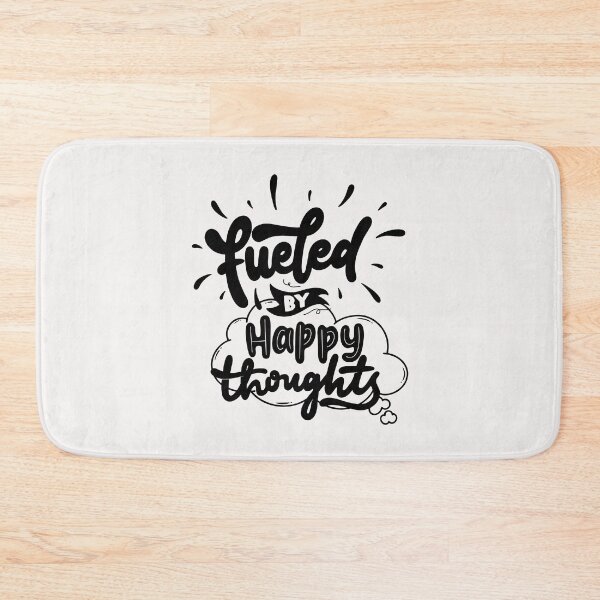 Item preview, Fueled By Happy Thoughts In Tshirt & Stickers  designed and sold by Yassin  KM.