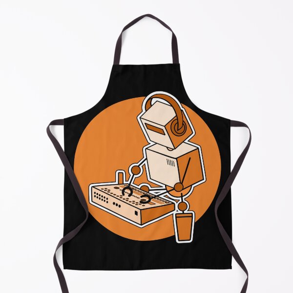Item preview, Robot Musician Playing Drum Machine (Small Print Size) designed and sold by AtomicMalibu.