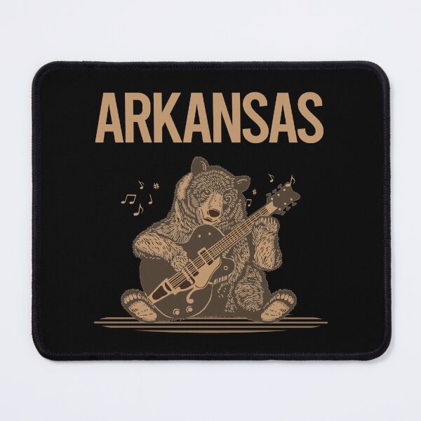 Item preview, Bear With Guitar Arkansas designed and sold by BloodMoneyTwit.