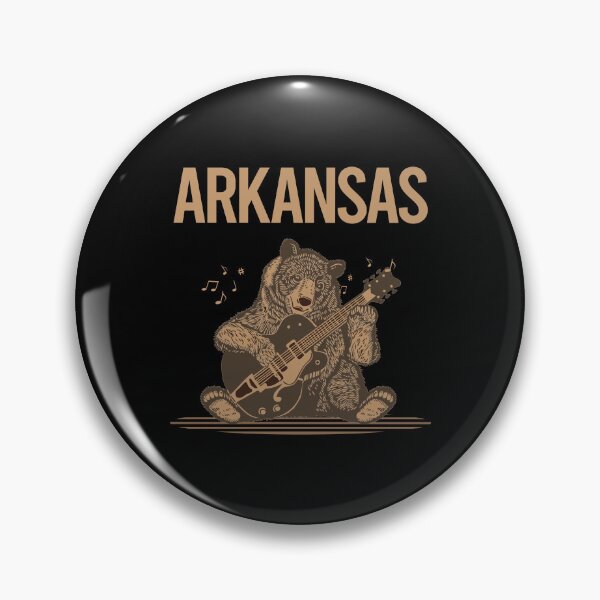 Item preview, Bear With Guitar Arkansas designed and sold by BloodMoneyTwit.