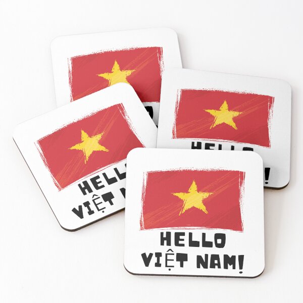 Item preview, hello Vietnam flag designed and sold by Vietnam and Beyond.