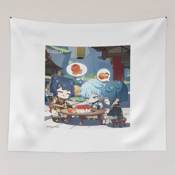 Item preview, Xiangling, Chongyun and Xingqiu designed and sold by Lauwuuh.