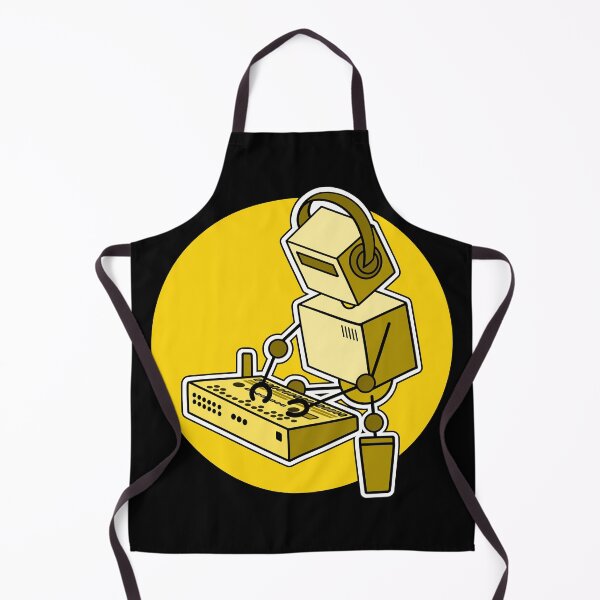 Item preview, Robot Musician Playing Drum Machine (Small Print Size) designed and sold by AtomicMalibu.