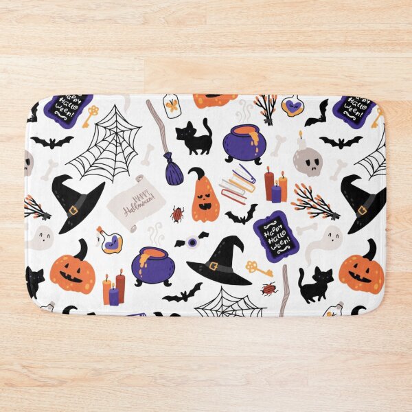 Item preview, Halloween pumpkin seamless pattern designed and sold by ketkidesign.