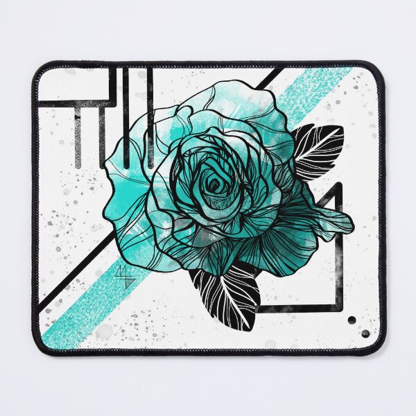 Aperçu de l'œuvre Fleur graphique créée et vendue par NoiramDesign.
