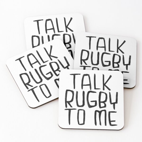 Item preview, Rugby, Talk Rugby To Me designed and sold by badlydrawnbabe.