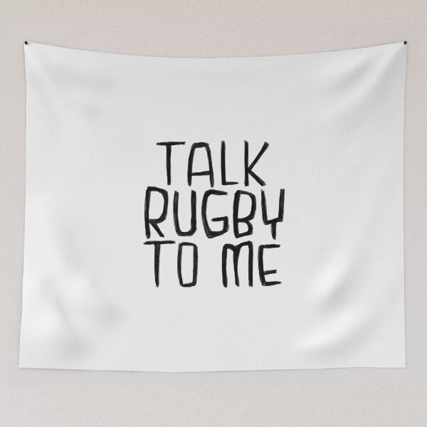 Item preview, Rugby, Talk Rugby To Me designed and sold by badlydrawnbabe.