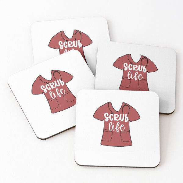 Item preview, Scrub life - red scrub designed and sold by Preslava Genova.