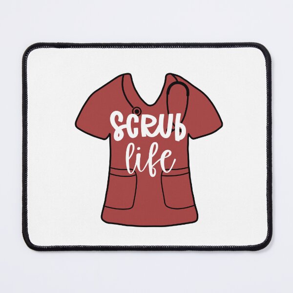 Item preview, Scrub life - red scrub designed and sold by Preslava Genova.