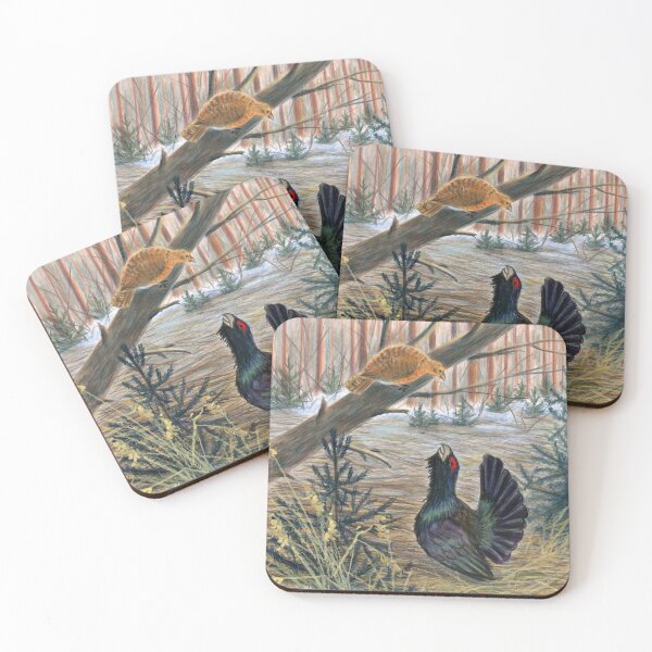 Item preview, Spring forest, wood grouse's current. designed and sold by gsm-print772.