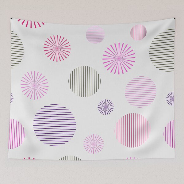 Item preview, Retro Inspired Circle Bursts designed and sold by TotallyRetroArt.