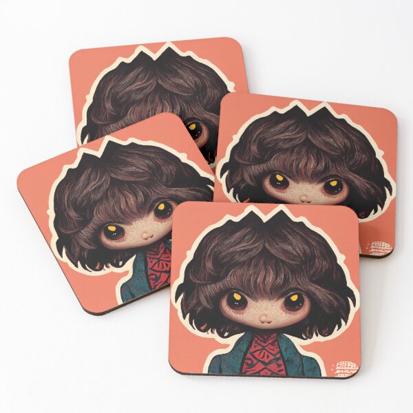 Item preview, Cute Big Haired Monster designed and sold by PeanutArtCorner.