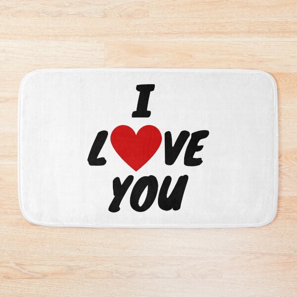 Item preview, I Love You with Red Heart Shape designed and sold by MyArt23.
