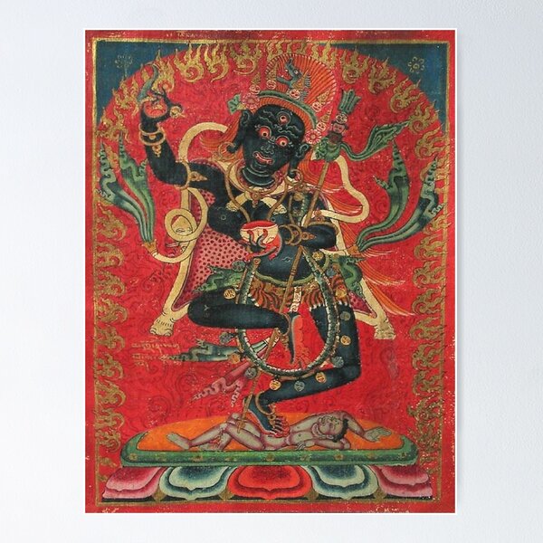 Item preview, Mandala 120 Buddhist Deity Vajrayogini Krodha Kali designed and sold by GuyBlank.