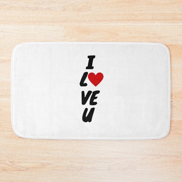 Item preview, I Love You with Red Heart Shape designed and sold by MyArt23.