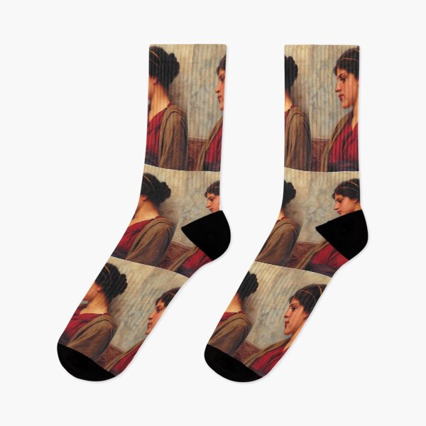 Item preview, John William Godward A Classical Beauty, Far-away Thoughts designed and sold by TeeARTHY.