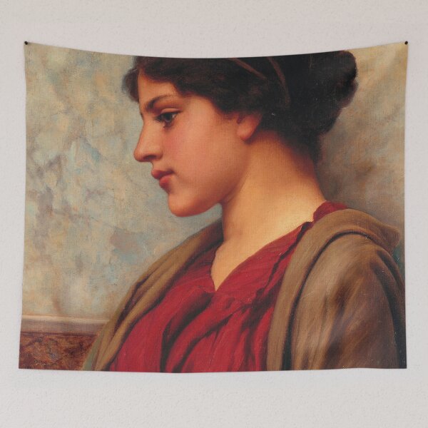 Item preview, John William Godward A Classical Beauty, Far-away Thoughts designed and sold by TeeARTHY.
