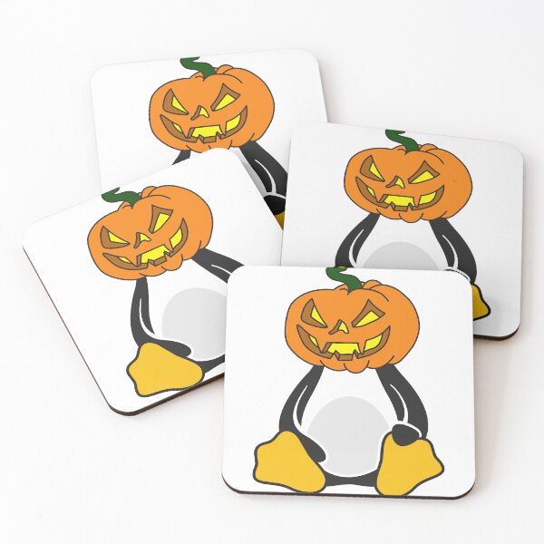 Item preview, Jack-o-lantern Tux | Linux Penguin Halloween designed and sold by CodingStore  ★★★★★.