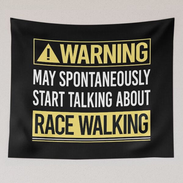 Item preview, Warning About Race Walking designed and sold by WrightTrouble.