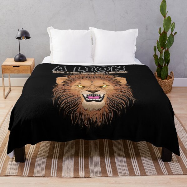 Item preview, Lion Doesn't Turn Around When a Dog Barks designed and sold by DabGraphic.