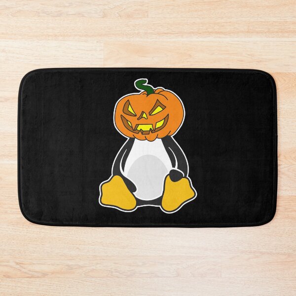 Artikelvorschau, Jack-o-Laterne Tux Dunkelmodus | Linux-Pinguin-Halloween entworfen und verkauft von CodingStore ★★★★★.