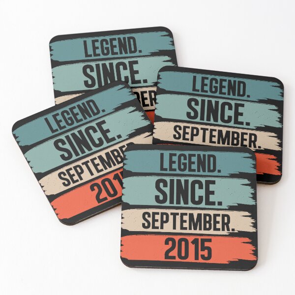 Item preview, 7 Years Old - Awesome Since September 2015 - 7th Birthday designed and sold by TypoArtist.
