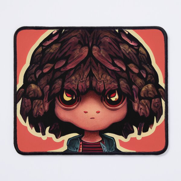 Item preview, Cute Big Hair Alien designed and sold by PeanutArtCorner.