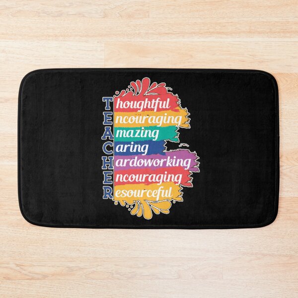 Item preview, Teacher Rainbow Quote Word Art Education Inspirational Teacher Gift designed and sold by Countrysmart.