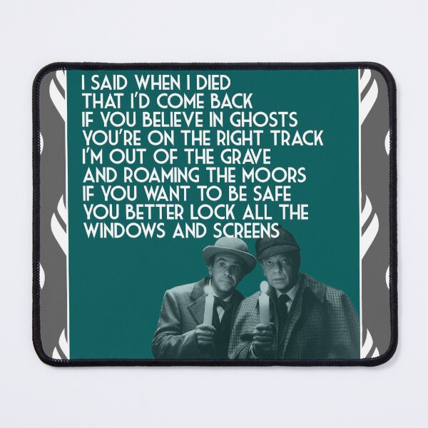 Item preview, Inspector Winship & Dr. Tart Morley Manor Grave Killer Poem 1980 The Private Eyes Movie Quote Knotts & Conway designed and sold by gunsnhoney.