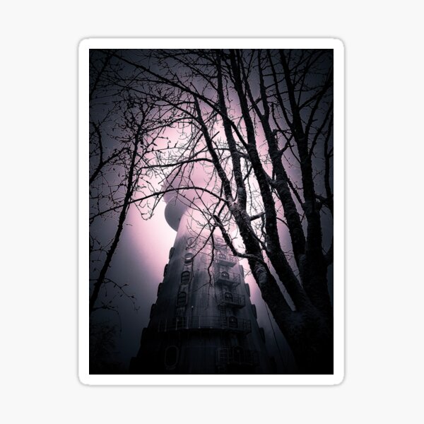 TV Tower Donnersberg - One in a Million - Dark Vibes Sticker