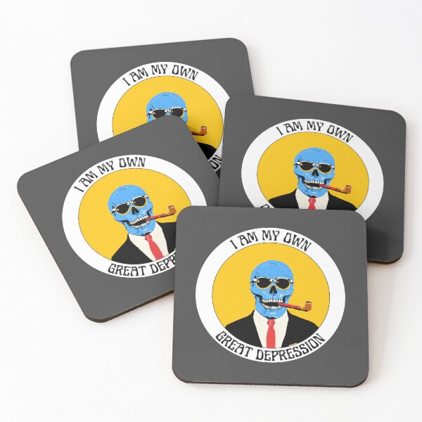 Artikelvorschau, I Am My Own Great Depression Pop Art Skull entworfen und verkauft von PVSKI.