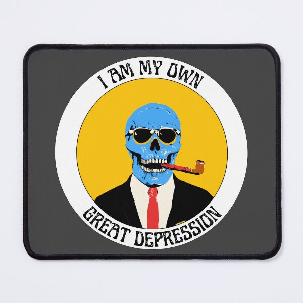 Artikelvorschau, I Am My Own Great Depression Pop Art Skull entworfen und verkauft von PVSKI.
