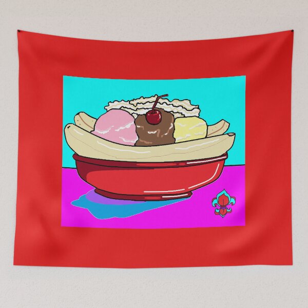 Item preview, A Delicious Banana Split on a Hot Summer Day designed and sold by judy snyder.