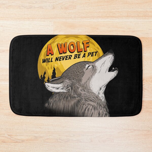 Item preview, Wolf Will Never Be A Pet designed and sold by DabGraphic.
